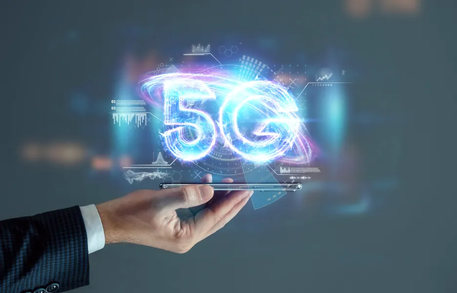 Potencial total da conexão 5G! Imagine poder transformar completamente a maneira como você se conecta ao mundo digital.